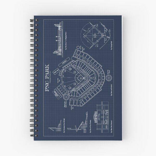 Item preview, PNC Park (Navy Blueprint) designed and sold by BGALAXY.