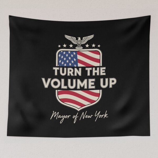 Item preview, Turn The Volume Up Zohran Mamdani designed and sold by MolotovStudio.