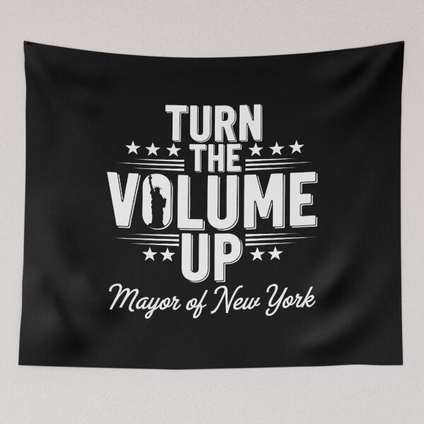 Item preview, Turn The Volume Up Zohran Mamdani designed and sold by MolotovStudio.