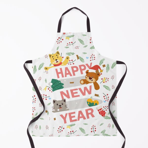 Item preview, Cute Pets Happy New Year 2026 | Festive Animal Holiday Design designed and sold by Mona-kewana.