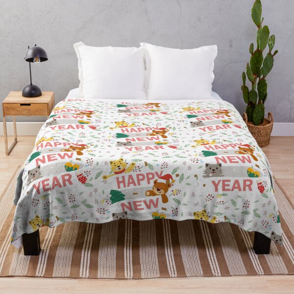 Item preview, Cute Pets Happy New Year 2026 | Festive Animal Holiday Design designed and sold by Mona-kewana.