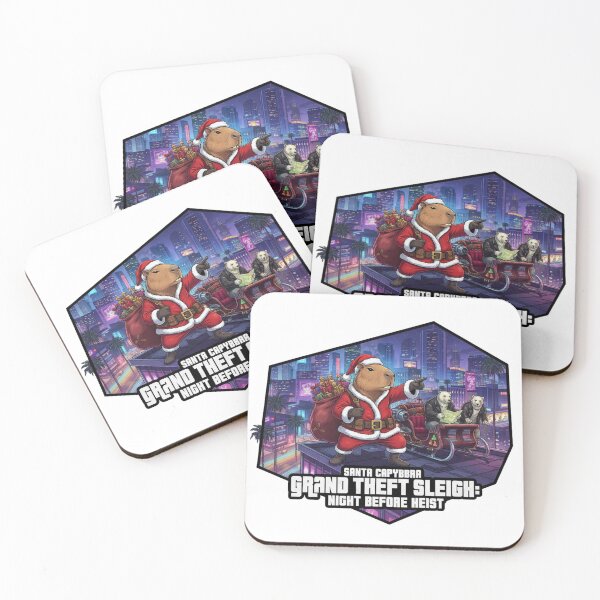 Item preview, Vice Vegas: Capybara Santa Casino Cheat Night designed and sold by MiszungART.