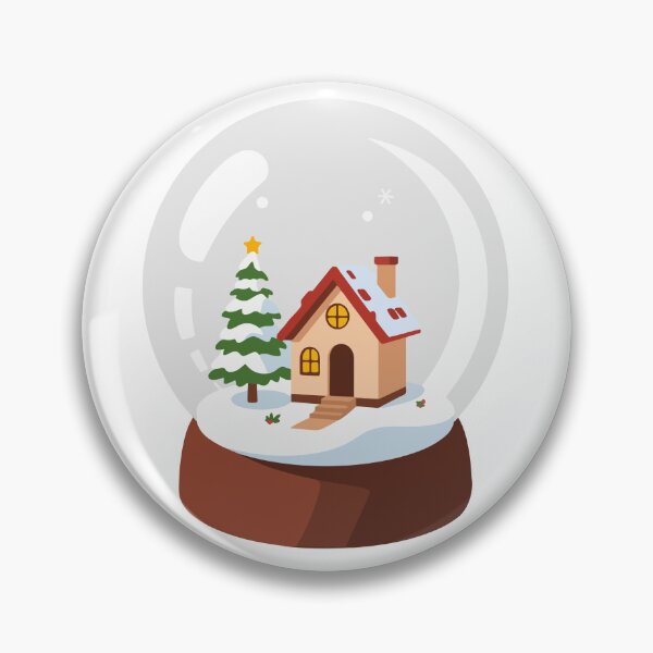 Item preview, Winter Wishes Snow Globe – Cozy Holiday Scene designed and sold by LitaBarc.