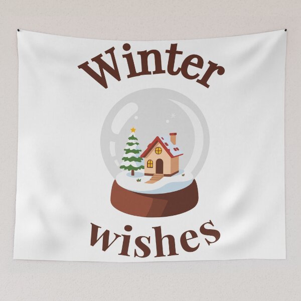 Item preview, Winter Wishes Snow Globe – Cozy Holiday Scene designed and sold by LitaBarc.