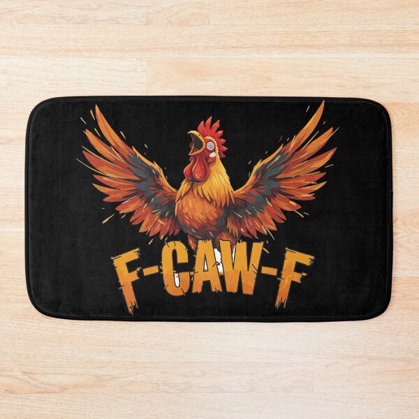 Item preview, Funny F-CAW-F Chicken Rooster Joke T-Shirt designed and sold by BANKACEM.STORE.