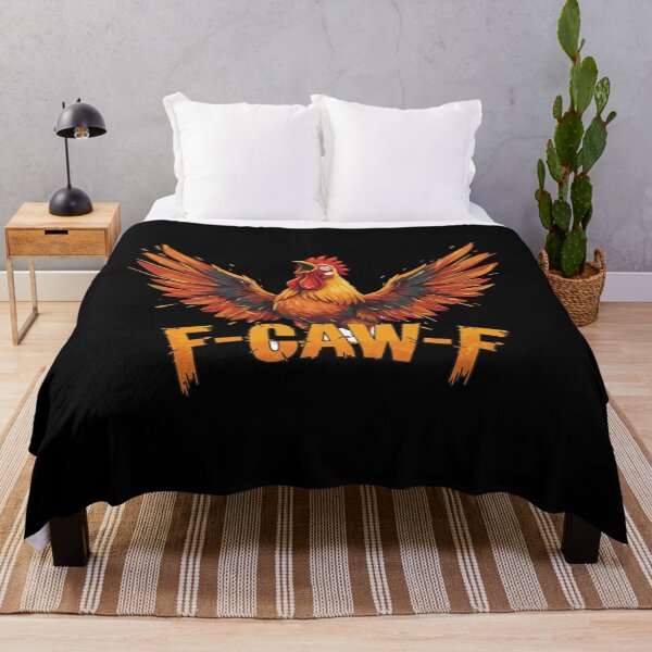Item preview, Funny F-CAW-F Chicken Rooster Joke T-Shirt designed and sold by BANKACEM.STORE.
