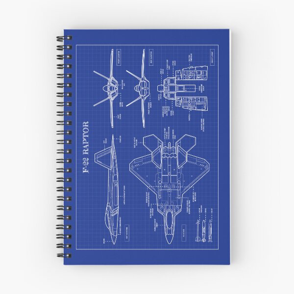 Item preview, F-22 Raptor (Blueprint - Horizontal) designed and sold by BGALAXY.