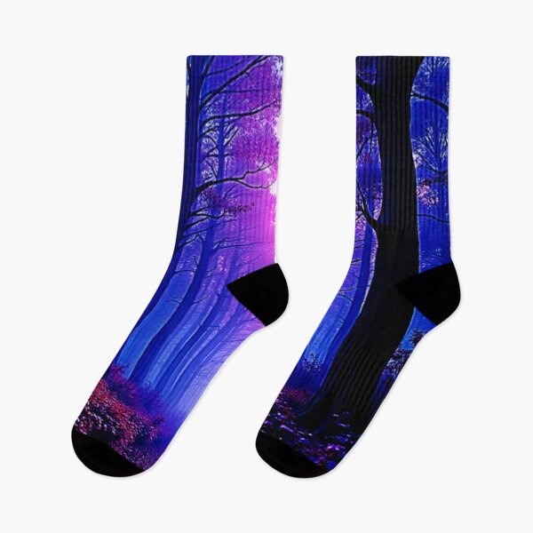Item preview, Purple Dusk Woods: Surreal Art designed and sold by Health And Fitness Posts e-Store.