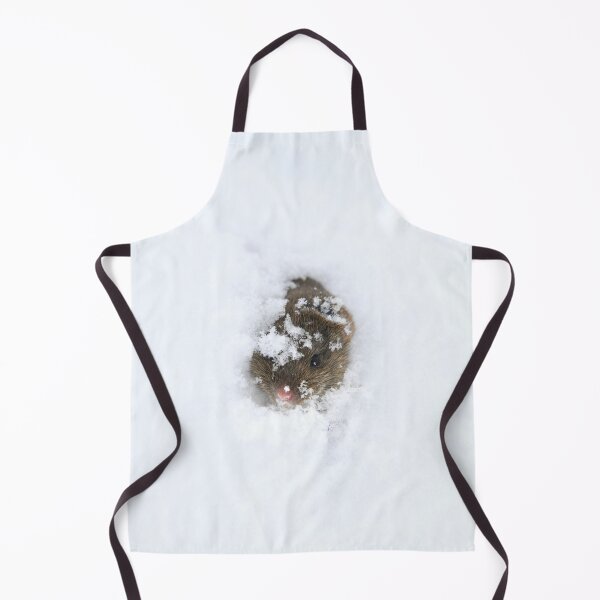 Item preview, Playful little mouse in the snow – winter surprise / Swiss Artwork Photography designed and sold by Raphael Wolf.