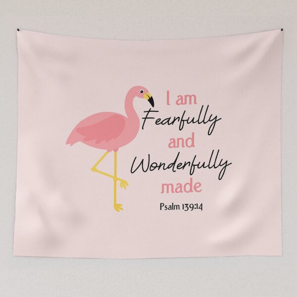 Item preview, Pink Flamingo Psalm 139 designed and sold by Rili22.