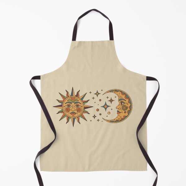 Item preview, Retro Groovy sun and moon 70s psychodelic art designed and sold by MythAndMotion.