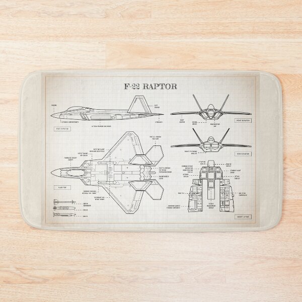 Artikelvorschau, F-22 Raptor (Ivory Blueprint) entworfen und verkauft von BGALAXY.