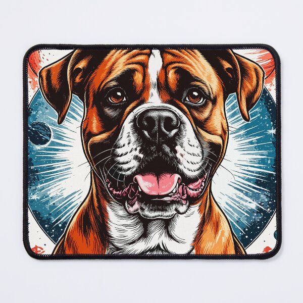 Item preview, Cosmic Japanese Boxer Dog designed and sold by PeasyEasy.