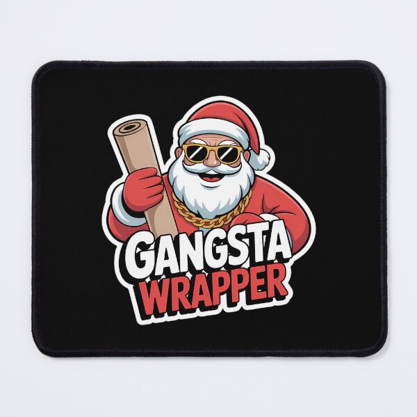 Item preview, Gangsta Wrapper - Santa’s Coolest Holiday Hustle designed and sold by DesignsDominus.