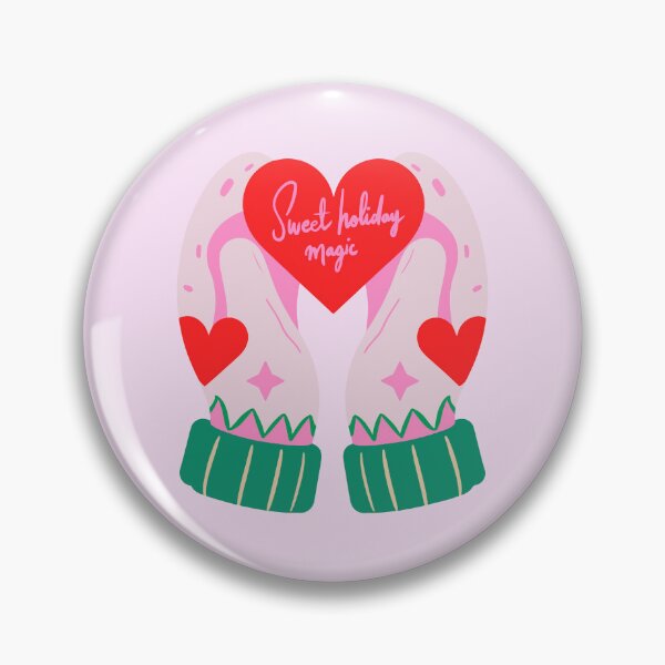Item preview, Cozy Mittens with Heart – Sweet Winter Aesthetic designed and sold by LitaBarc.