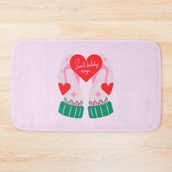 Item preview, Cozy Mittens with Heart – Sweet Winter Aesthetic designed and sold by LitaBarc.