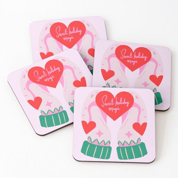 Item preview, Cozy Mittens with Heart – Sweet Winter Aesthetic designed and sold by LitaBarc.