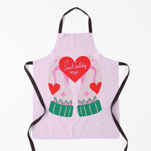 Item preview, Cozy Mittens with Heart – Sweet Winter Aesthetic designed and sold by LitaBarc.