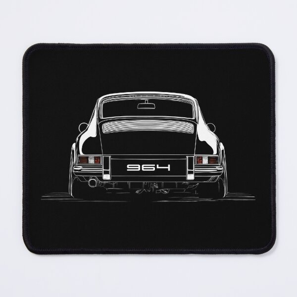 Item preview, Ilustración de la línea trasera del Porsche 911 964 clásico designed and sold by blackdogshop.