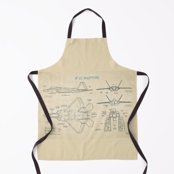 Item preview, F-22 Raptor (Parchment Blueprint) designed and sold by BGALAXY.