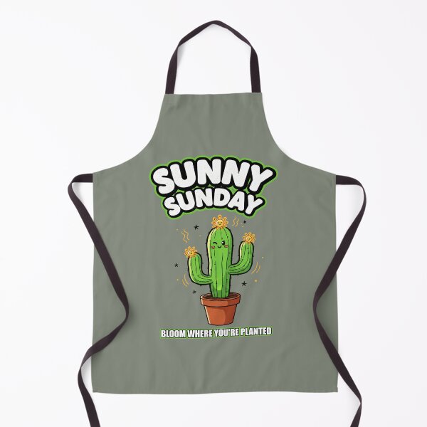Item preview, Sunny Sunday Cactus - Bloom Where You're Planted Kawaii Art designed and sold by AwesomeBeyondLimits.