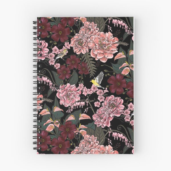 Item preview, Vintage Gothic Floral Nouveau Burgundy and Blush designed and sold by Brittany Lane Allen.