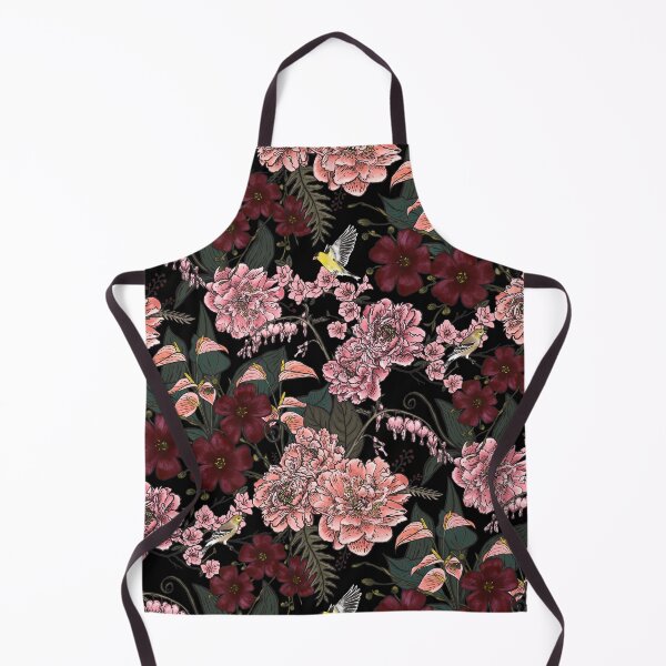 Item preview, Vintage Gothic Floral Nouveau Burgundy and Blush designed and sold by Brittany Lane Allen.