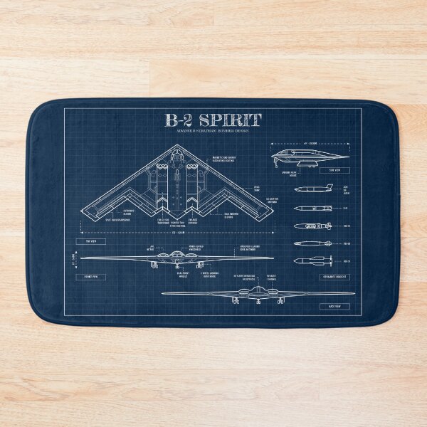 Item preview, B-2 Spirit Stealth Bomber (Navy - Horizontal) designed and sold by BGALAXY.