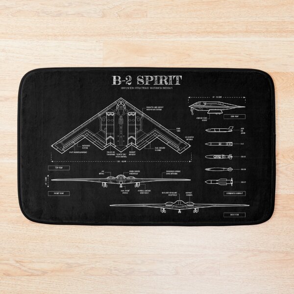 Item preview, B-2 Spirit Stealth Bomber (White Stencil - Horizontal) designed and sold by BGALAXY.