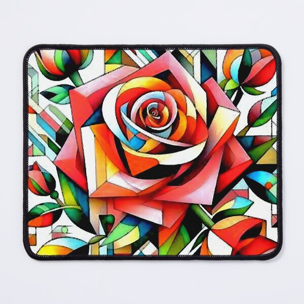 Item preview, Geometric Rose Graphic designed and sold by ViaARTfactory.