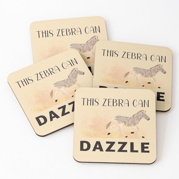 Item preview, EDS Warrior - This Zebra Can Dazzle! designed and sold by Jesabee Designs.