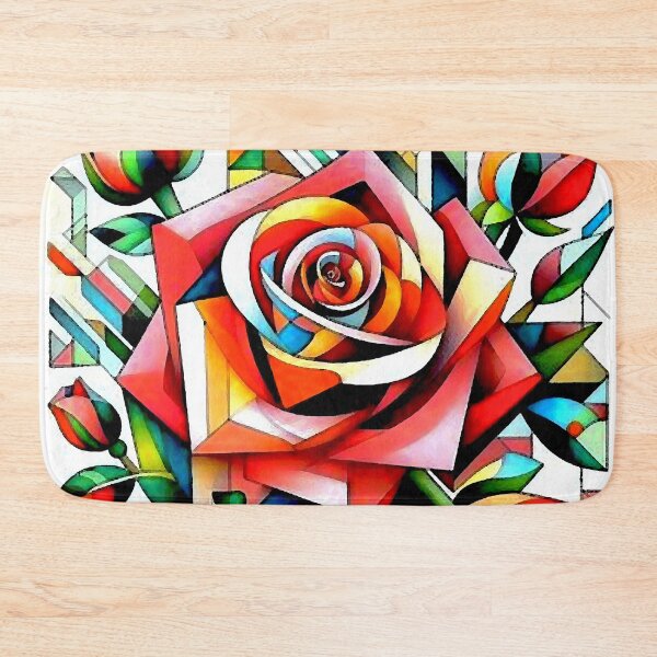 Item preview, Geometric Rose Graphic designed and sold by ViaARTfactory.