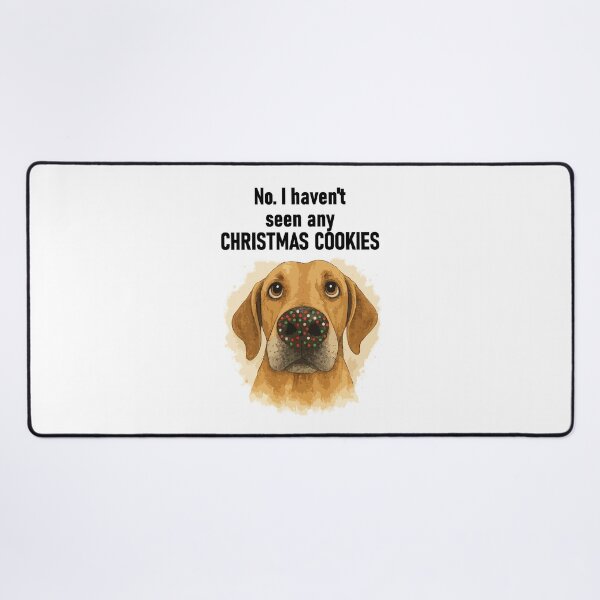 Item preview, Funny Christmas Dog – Cute Sprinkle Nose Puppy Saying “No, I Haven’t Seen Any Christmas Cookies” – Holiday Gift for Dog Lovers & Pet Parents designed and sold by BrainBubbleArt.