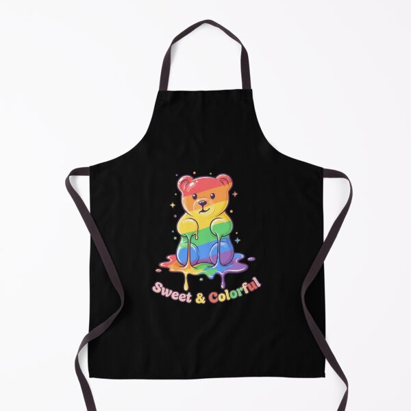Artikelvorschau, Rainbow Gummy Bear – Cute Colorful Melting Bear Art entworfen und verkauft von CuteOasis.