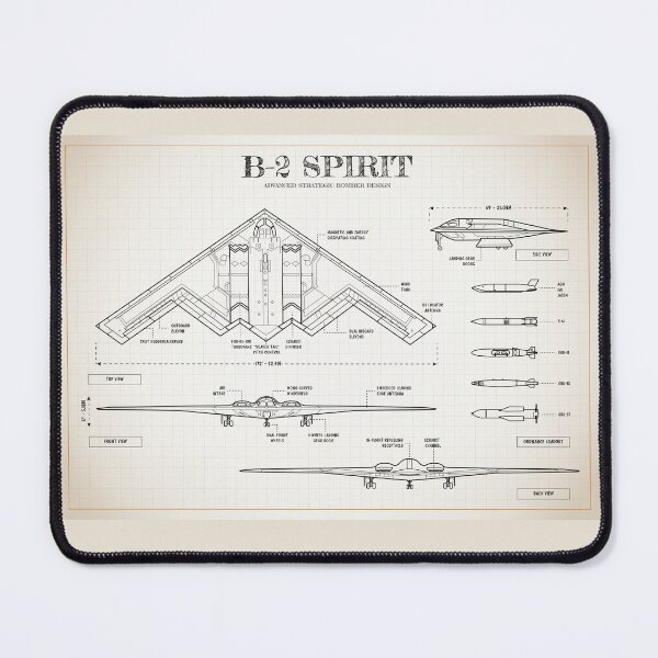 Item preview, B-2 Spirit Stealth Bomber (Ivory - Horizontal) designed and sold by BGALAXY.