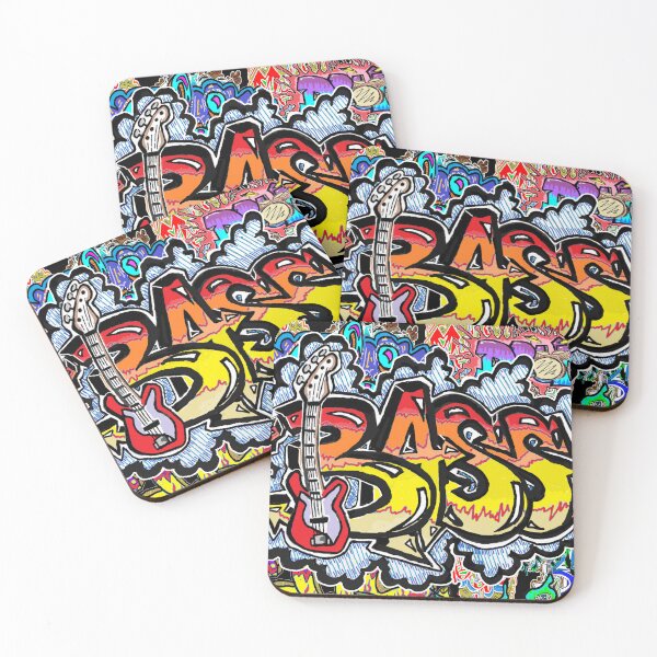 Item preview, BASS Graffiti Master 1234 sticker designed and sold by LowEndGraphics.