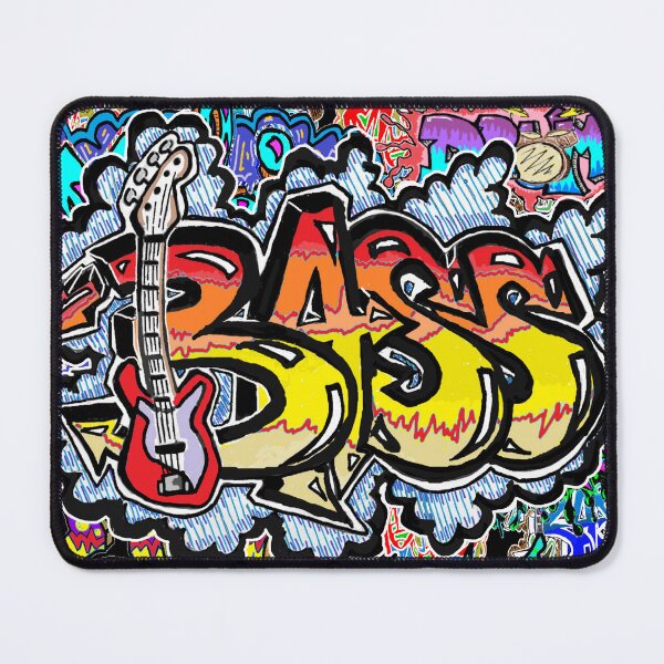 Item preview, BASS Graffiti Master 1234 sticker designed and sold by LowEndGraphics.