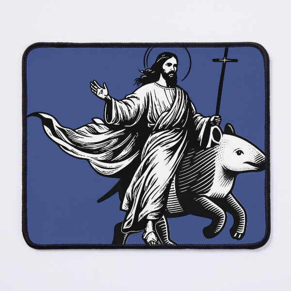 Item preview, Jesus Riding a Tapir - Ex-Mormon Joke - Not a Colt - Utah LDS Joke - Book of Mormon designed and sold by thecrownarts.