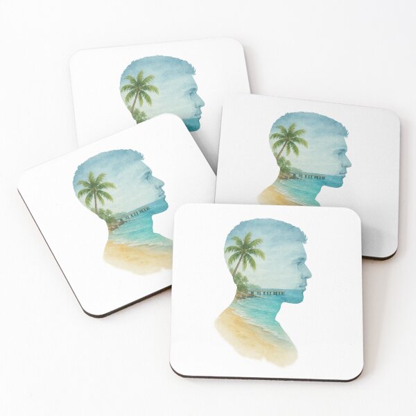 Item preview, Crash Boat Beach Within a Man’s Silhouette designed and sold by Por.Ahi.PR.