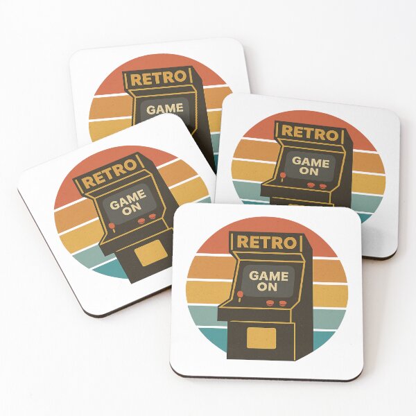 Item preview, Retro Arcade – Game On Vintage Gaming Machine Design designed and sold by VibeLab_Art.