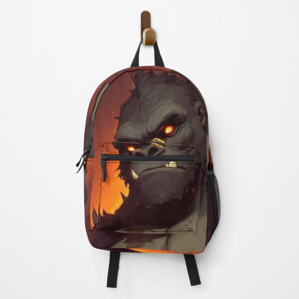 Item preview, Inferno Titan Ape – Fiery Monster Gorilla Illustration designed and sold by Skolyak.