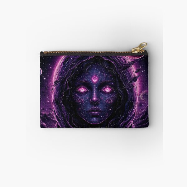 Item preview, Dark Purple Cosmic Girl Portrait designed and sold by PeasyEasy.