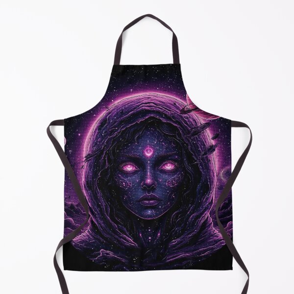 Item preview, Dark Purple Cosmic Girl Portrait designed and sold by PeasyEasy.