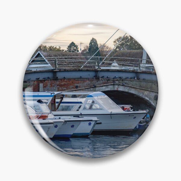 Item preview, Boats and the historic Wroxham Bridge, Norfolk Broads designed and sold by yackers1.