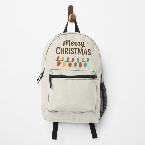 Item preview, Merry Christmas Hand-Lettered Zigzag Lights Design designed and sold by annenambiro.