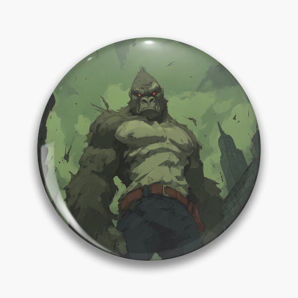 Item preview, Urban Titan Ape – Giant Monster Illustration designed and sold by Skolyak.