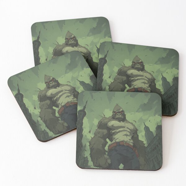 Item preview, Urban Titan Ape – Giant Monster Illustration designed and sold by Skolyak.
