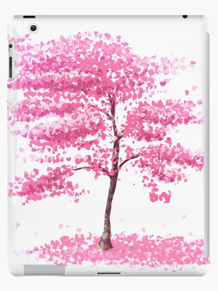 IPad Case Japan iPhone Case Sun Pink Sky Art Sakura Blossom 