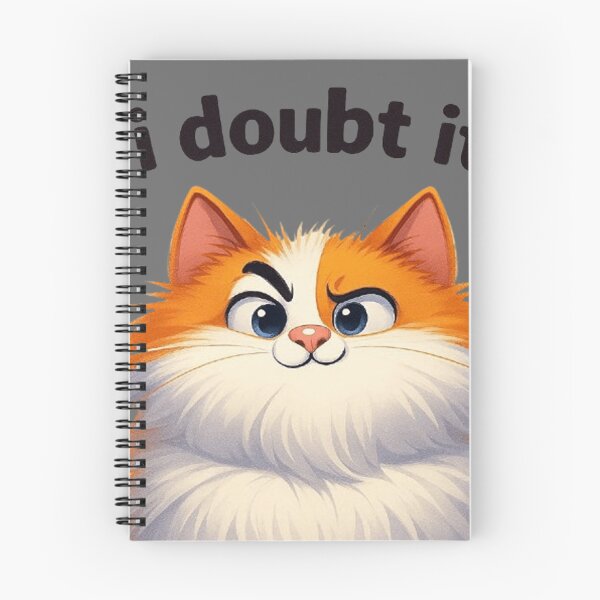 Item preview, I Doubt It - Skeptical Cat Cartoon designed and sold by MiLaKK.