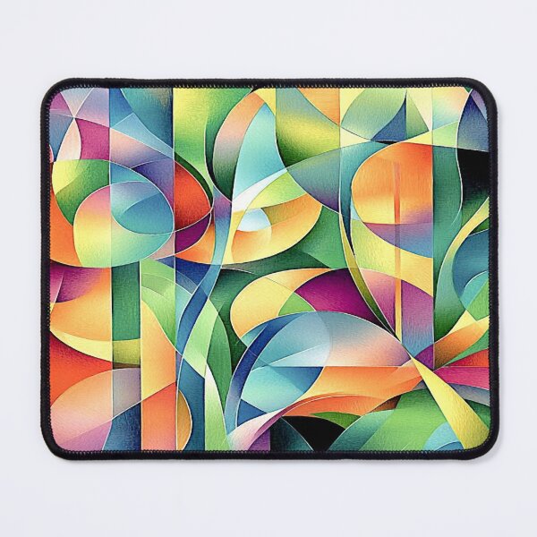 Item preview, Abstract Shapes in Rainbow Colors designed and sold by ViaARTfactory.